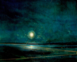 'Behold', OIl and gold on canvas, 80cm x 100cm £2600