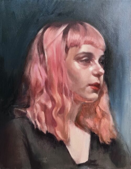 Abbey, with Pink Hair