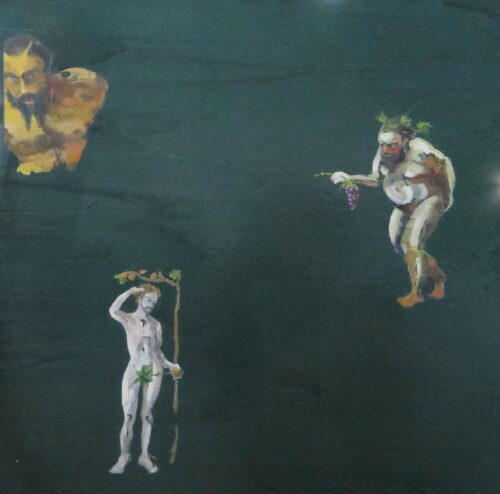 Three Men in a Field (Searching)